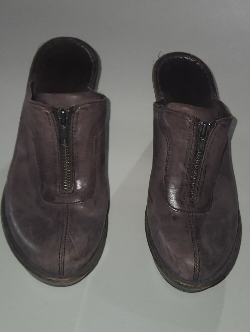 Born Leather Haledon Mule Clogs Light Brown Size 9 - Picture 4 of 10